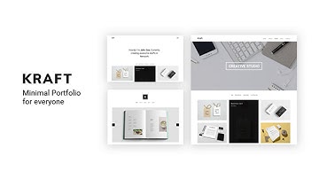 Kraft - Minimal Portfolio WordPress Theme | Themeforest Website Templates and Themes
