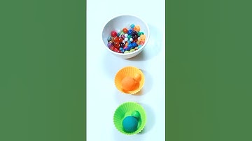 color sorting ASMR #trending #satisfying #asmr #reverse #viral #shorts