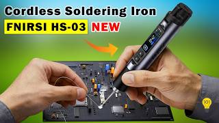 New FNIRSI HS03 Cordless Soldering Iron, Best Portable Soldering Iron 2026