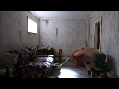 How to make a miniature abandoned flat, by hand and from scratch