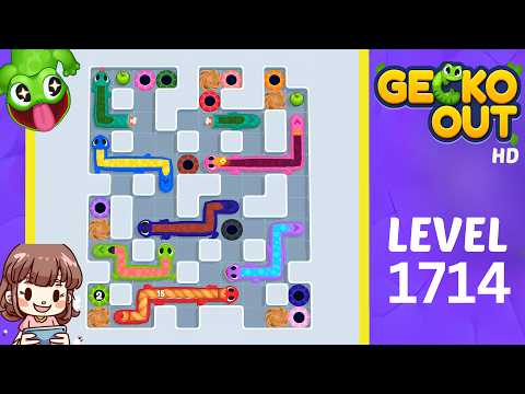 Gecko Out Level 1714 Solution Walkthrough