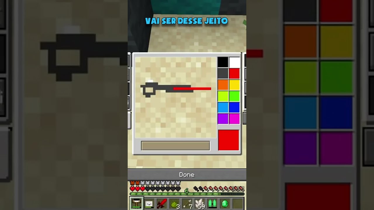EU DESENHEI UM ITEM CUSTOMIZADO E GANHEI