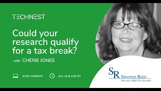 Technest Could Your Research Qualify For A Tax Break?