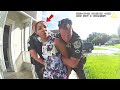 Entitled Mom Turns Broom into Weapon: Shocking Arrest When Cops Flip the Script!
