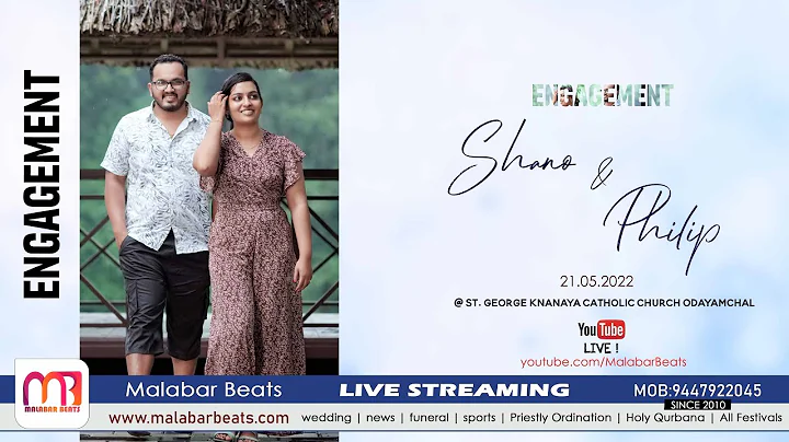 shano - philip | Engagement| 21.05.2022 | malabar ...