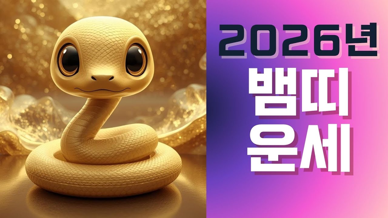 2026년  뱀띠 운세 | 움직이지 않아도, 이미 흐름은 시작되고 있다