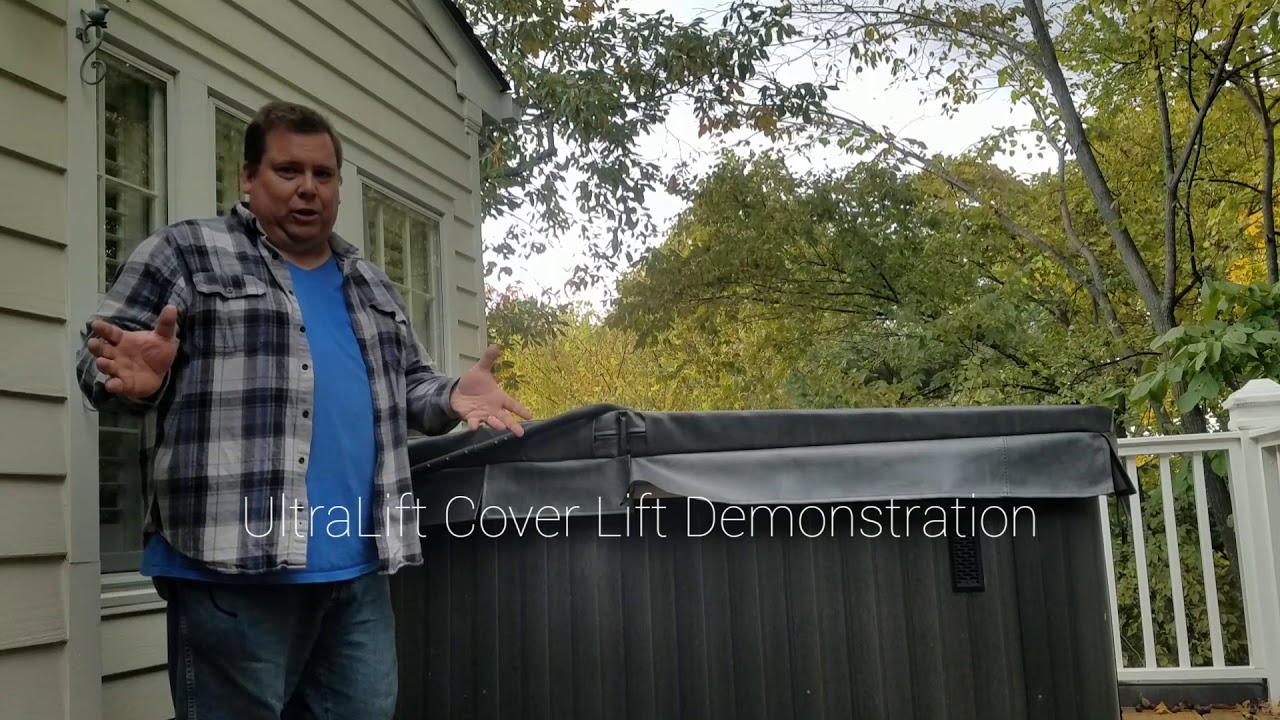 Demonstration Of UltraLift Ultra Lift CoverLift Cover Lift Spa Hot Tub