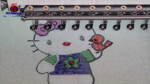 Getonagain Computer Precision Tuftstitch Embroidery Machine