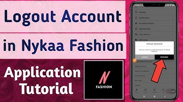 How to Logout Account in Nykaa Fashion App