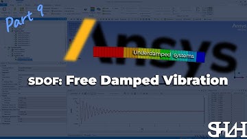 SDOF | Ansys Modeling | Second Example of Free Damped Vibration