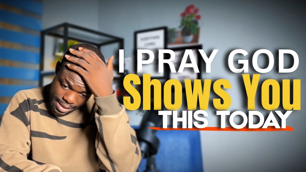 Я молился, чтобы Бог показал тебе это сегодня… (Это для тебя)