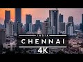 Chennai city  tamil nadu  india  4k by drone travel