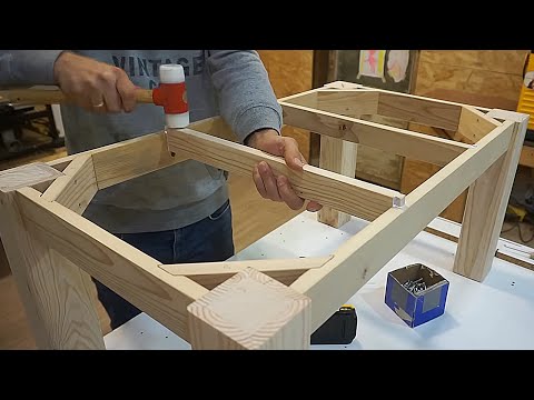 Pallet Wood Joinery Epoxy Diy Woodworking and Making a Beautiful Classic Coffee Table