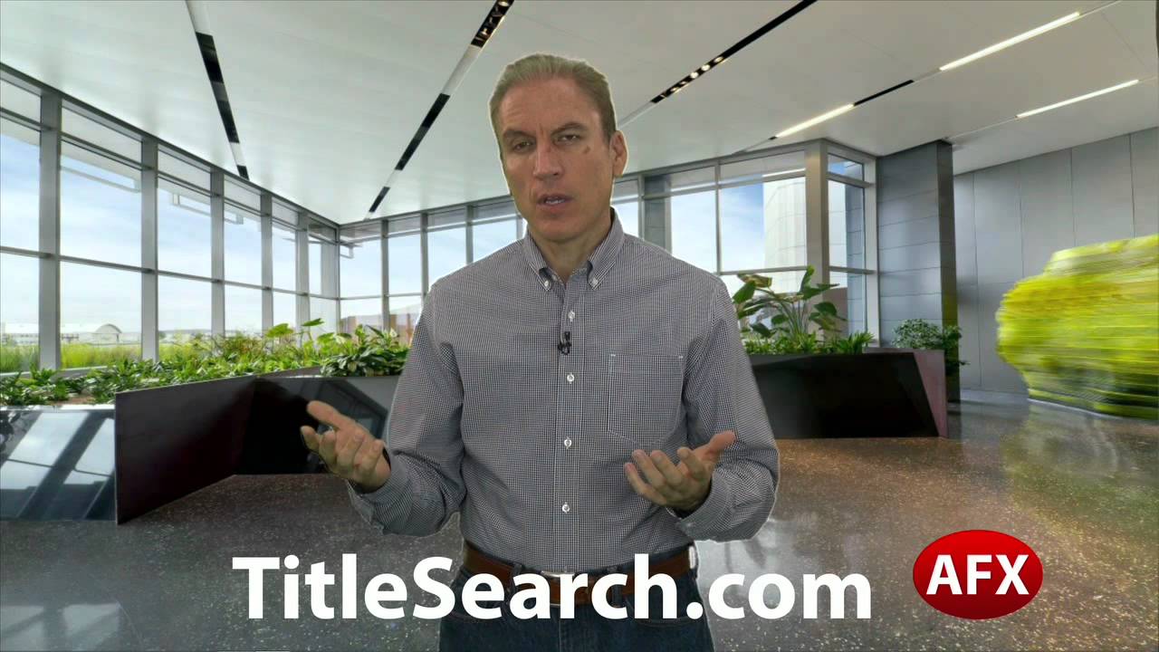 What's the difference between a title search and a legal opinion on title? | AFX