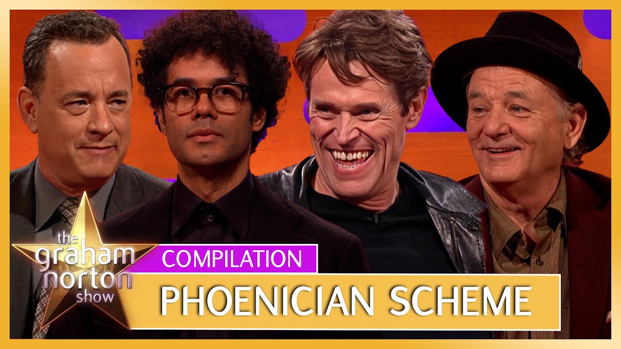 The Cast Of The Phoenician Scheme On The Graham Norton Show
