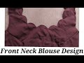 Latest Cutwork blouse neck design | Front nd back neck design| Easy blouse cutting and stitching|