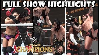 Wwe 2K19 Clash Of Chamopions 2019 Full Show Prediction Highlights - Part 1