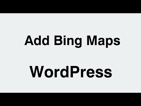 WordPress How to Embed Bing Maps in WordPress Gutenberg Editor