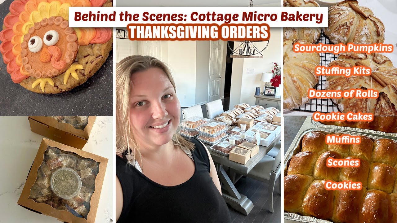 За кулисами моей мини-пекарни на закваске! Готовьте и готовьте заказы ко Дню благодарения! COSTCO