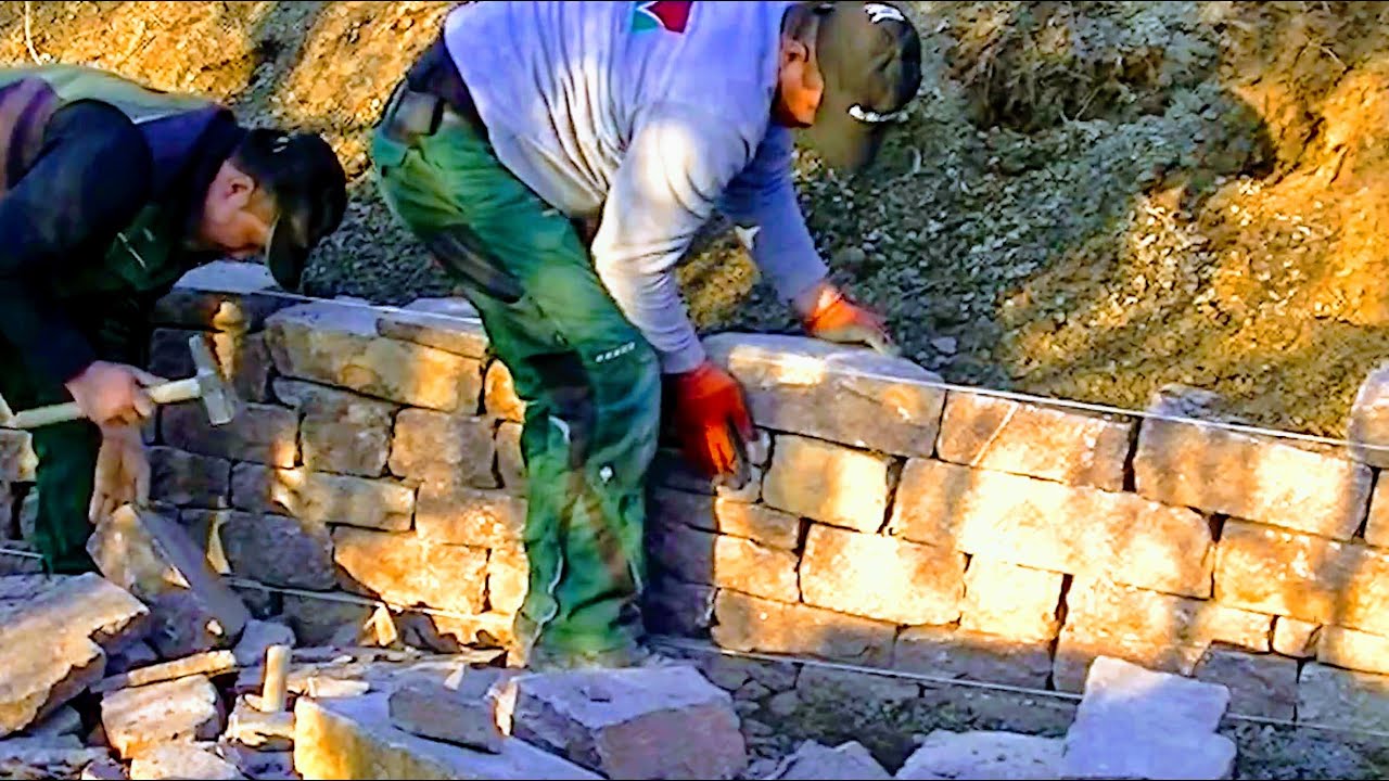 СУХАЯ КАМЕННАЯ СТЕНКА, САДОВАЯ СТЕНКА ИЗ НАТУРАЛЬНОГО КАМЕНИ, ПРОФЕССИОНАЛЬНЫЕ ИНСТРУКЦИИ, СОВЕТ ...