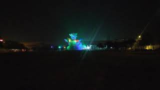 1070915 台鐵374次柴聯自強號經過彰化員林龍燈公園