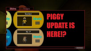 PIGGY UPDATE IS HERE!? (New Skins \& Doggy Cutscenes) | Roblox Piggy