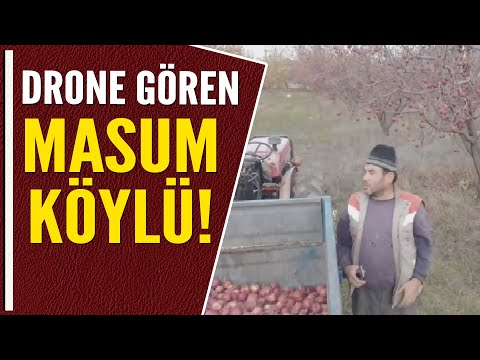 DRONE GÖREN MASUM KÖYLÜ!