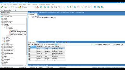 Where clause with select statement for filtering the data