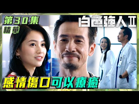 白色強人II｜第30集加長版精華｜感情傷口可以療癒｜陳豪｜郭柏姸｜馬國明｜唐詩詠｜郭晉安｜張曦雯｜胡定欣｜情侶｜療癒｜醫院｜醫生｜醫療｜醫護｜電視劇｜劇集｜結局｜TVB港劇精華