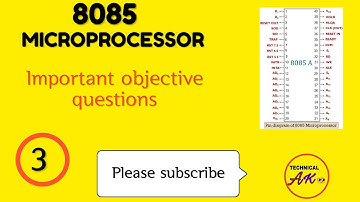 #3 #Important #objective #questions #microprocessor, microprocessor for #UPPCL #JE #RRB #Je