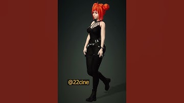 Bounty Huntress | #3danimation #game  #anime #girl #character #games #animation #filmproduction #ue5