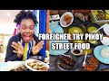 FOREIGNER TRIES FILIPINO  STREET FOOD - AMAZING FILIPINO FOOD