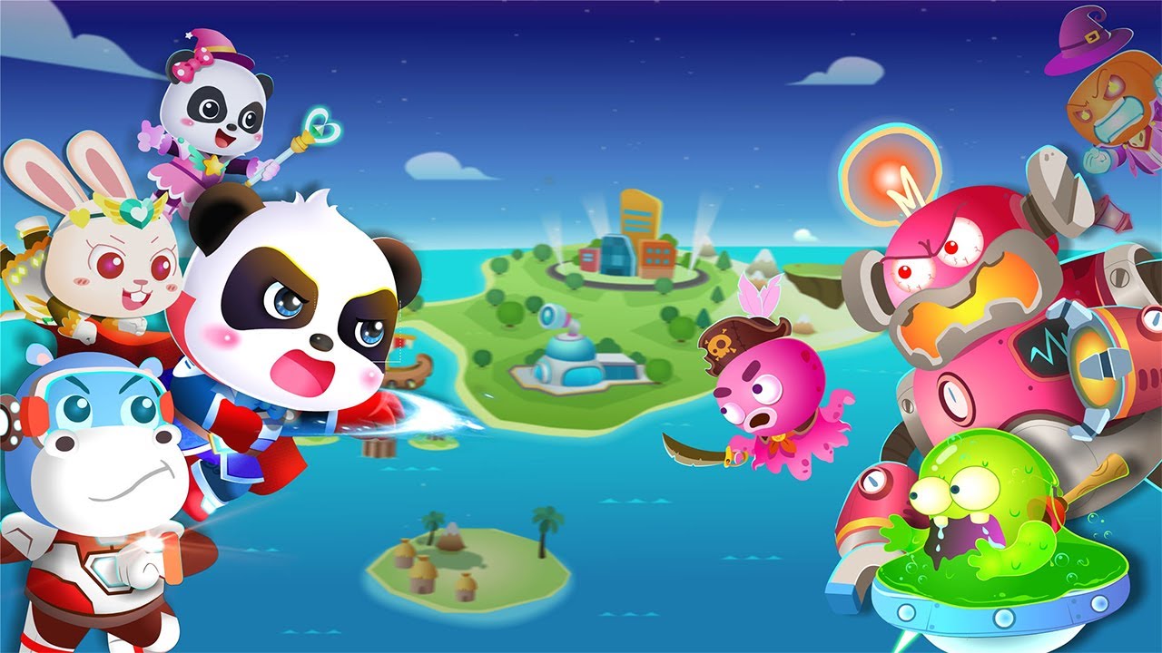 Little Panda's Hero Battle | | Gameplay Video | BabyBus Games - YouTube