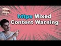 Mixed content https  ssl not secure