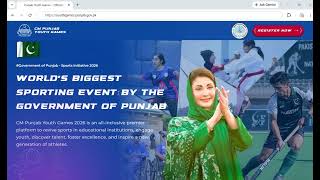 Punjab Youth Games - How to fill Form screenshot 3