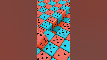 🧊 Rolling Dice Loop | Perfectly Satisfying Motion 🎲