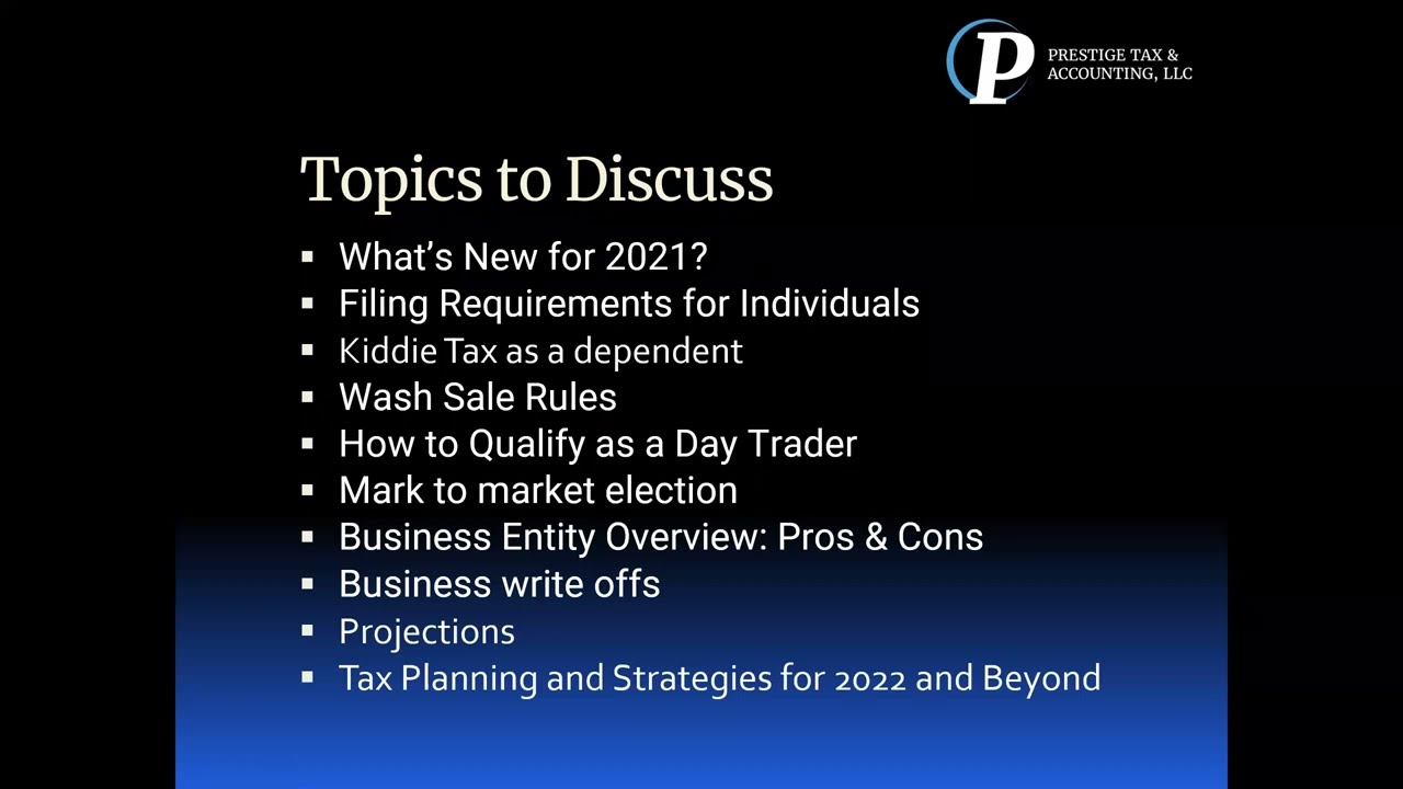 The Guide to Taxes & Trading For Tax Year 2021