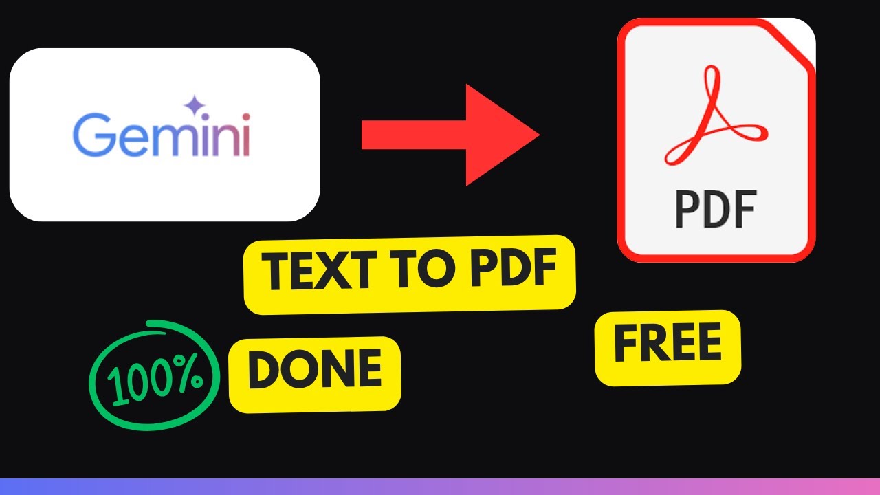 How to save Gemini conversations as a pdf file | Gemini text ko pdf ...