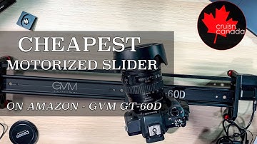 Cheapest Motorized Slider on Amazon | GVM GT 60D First Look
