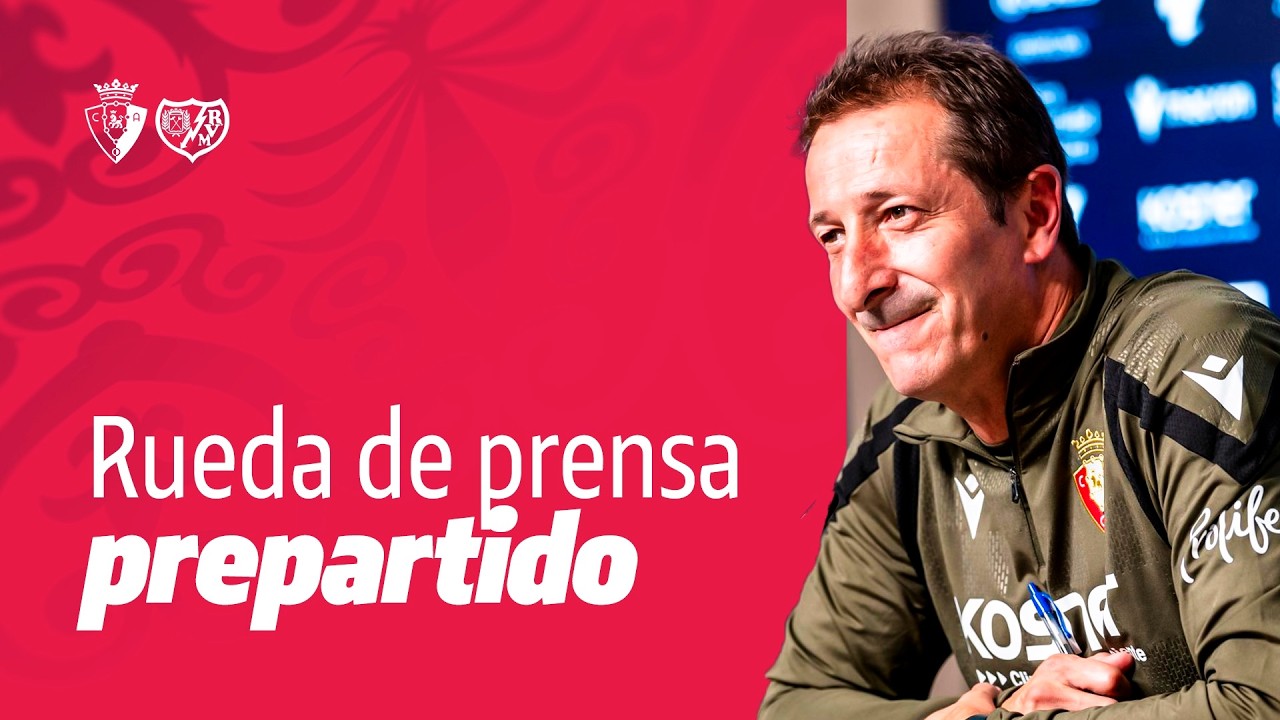 Rueda de prensa Luis Miguel Ramis prepartido Osasuna - Rayo | Club Atlético Osasuna