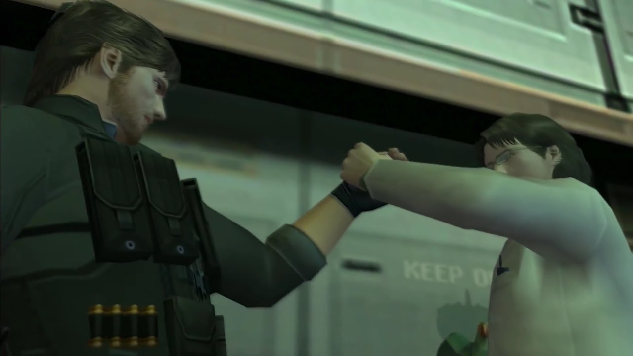 MGS 2 ソリッドとオタコンの握手 : r/metalgearsolid