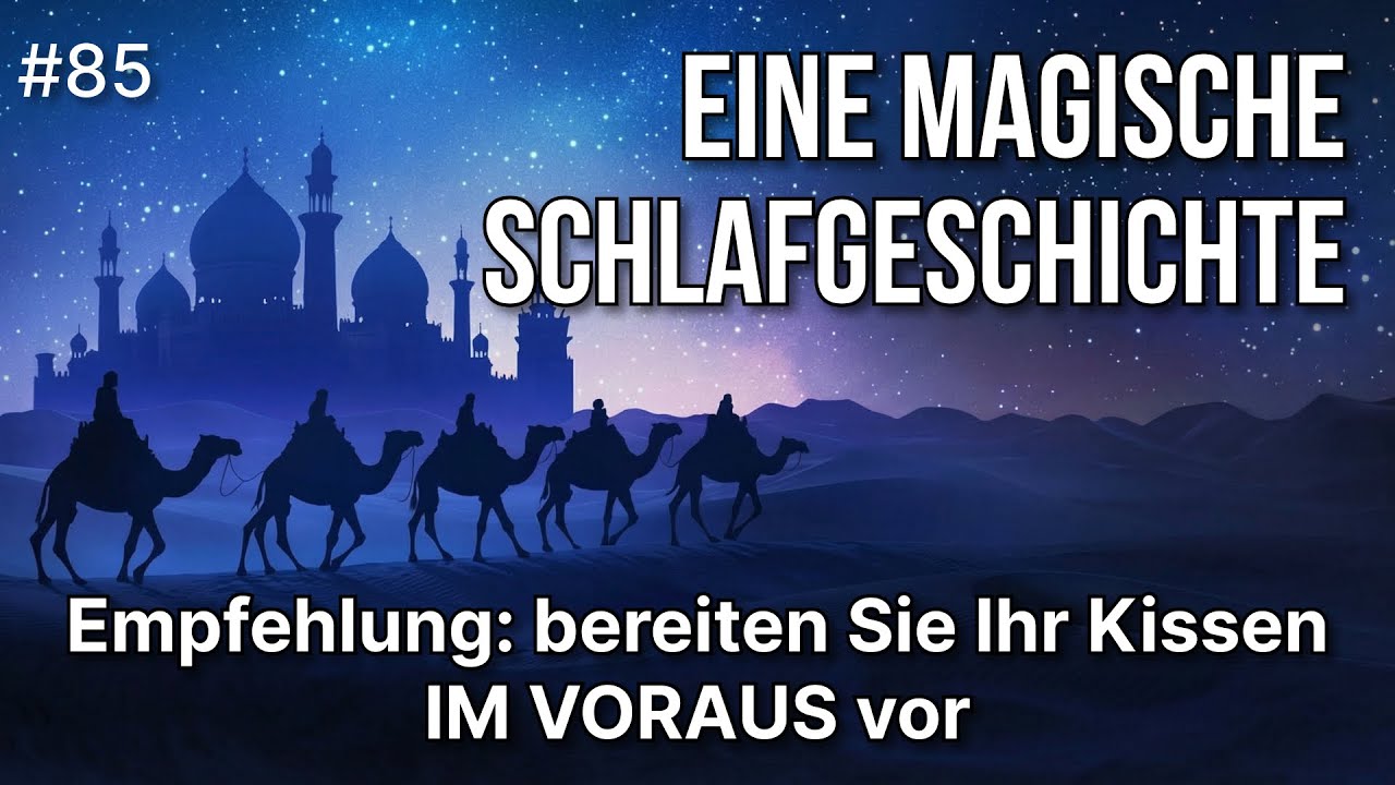 😴 GESCHICHTE ZUM EINSCHLAFEN: bereiten Sie Ihr Kissen IM VORAUS vor 💤 Orientalisches Märchen 💤