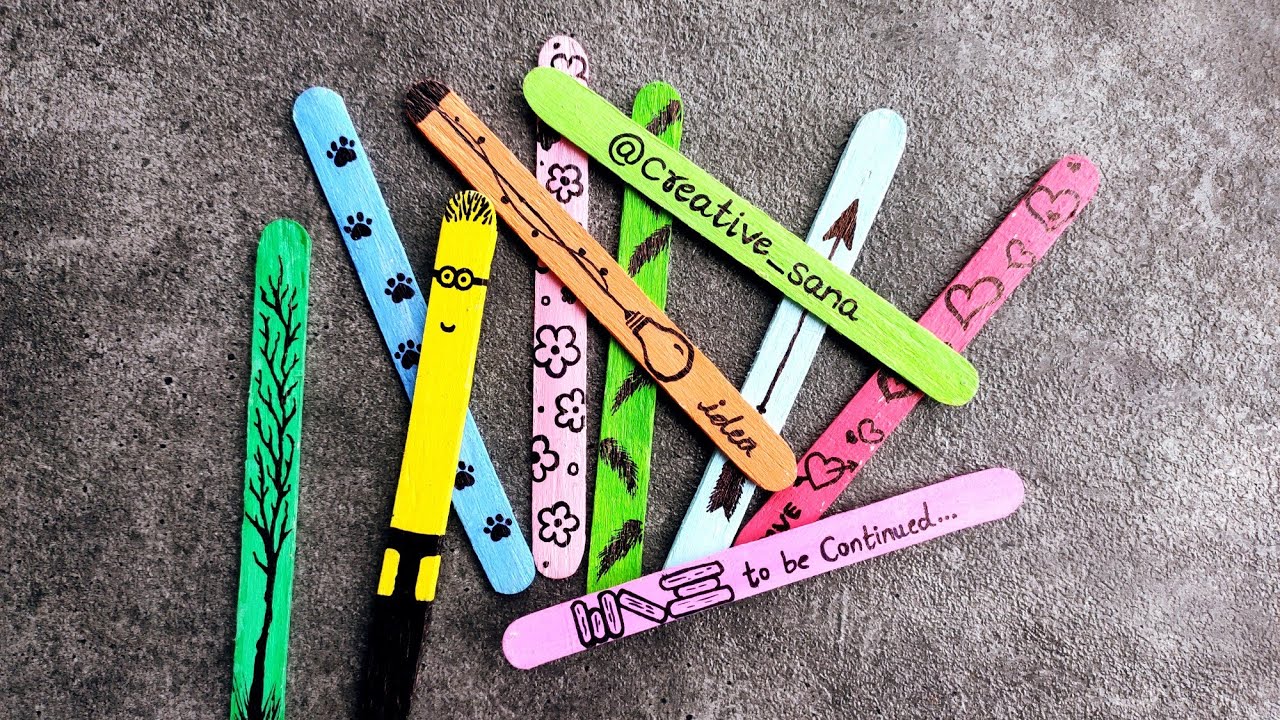 32 COOL IDEAS TO USE POPSICLE STICKS