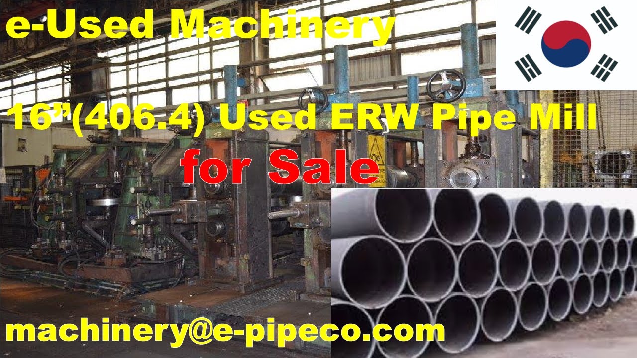 Used ERW Pipe Mill.Used 16" ERW Tube Mill. Used Pipe Production Line