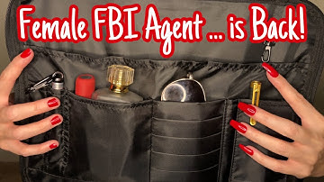 ASMR 💄 Tapping & Scratching 👓 Female FBI Agent Roleplay 👠 ASMRVilla