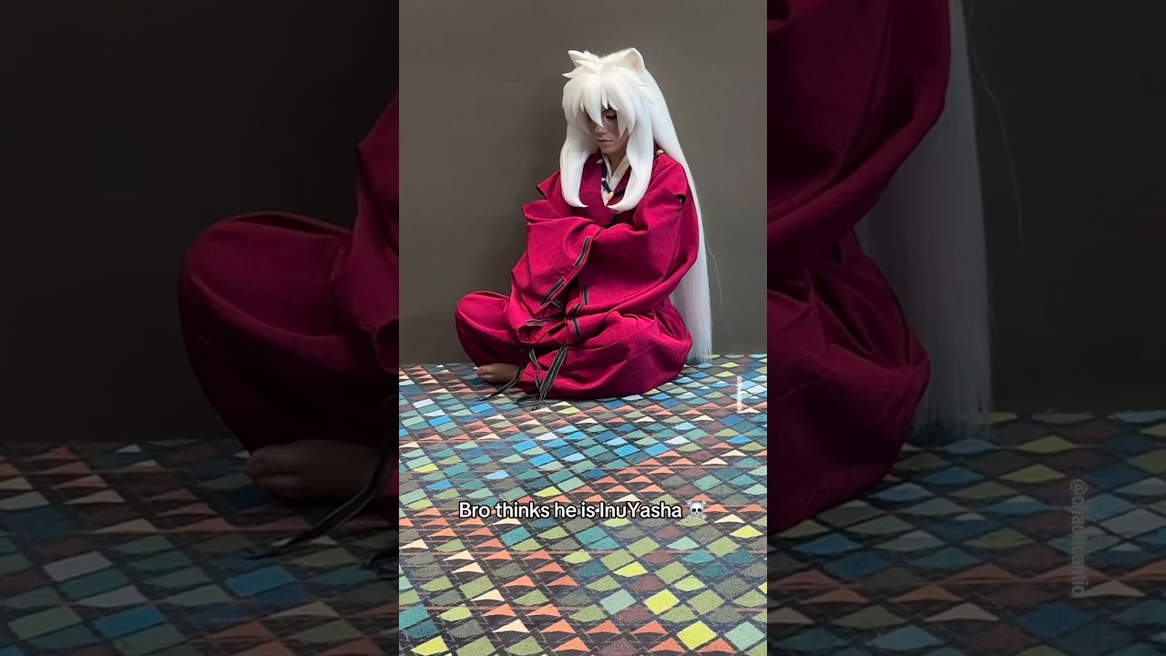 I am him 🥀 #inuyasha #inuyashacosplay #cosplay #anime #manga #makeup #cartoon #cosplaycostume