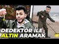 SAHİLDE DEDEKTÖR İLE ALTIN ARADIK !! (Değerli Eşya Buldum)