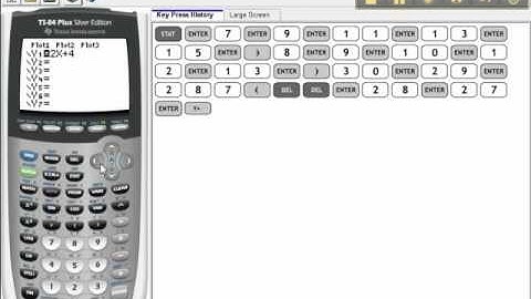 Ch 3 - Part 1 of 4 - Math 131 TI-83/84