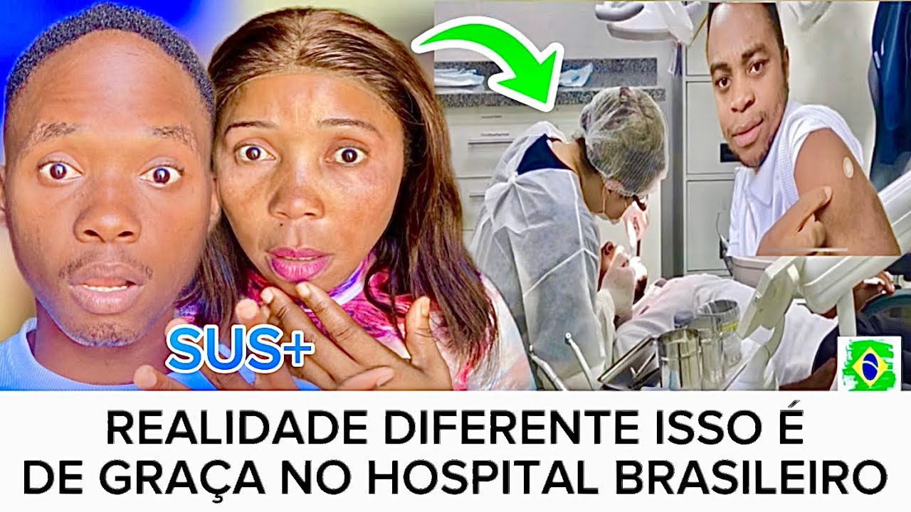 MINHA MÃE FICOU EM CHOQUE: ISSO É GRATUITO NO HOSPITAL BRASILEIRO?! 😳🇧🇷