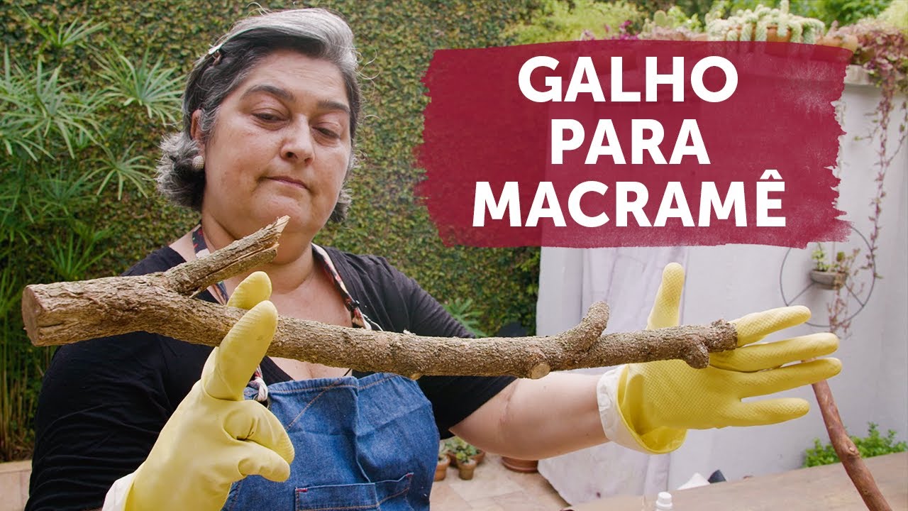 Galho para Macramê: Como Preparar? | Tutorial Passo a Passo